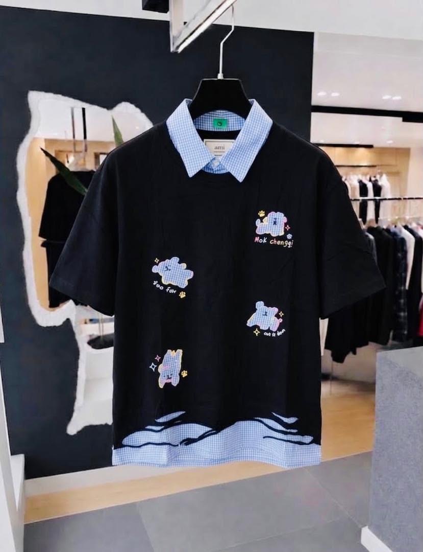 Collar neck top